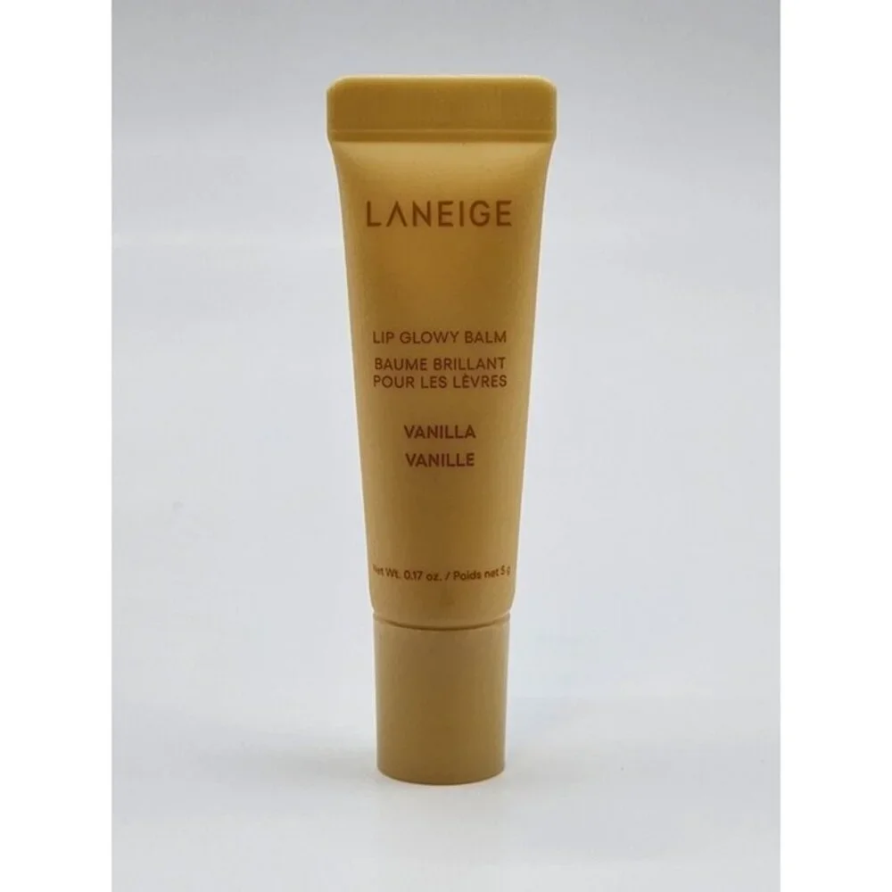 Laneige Lip Glowy Balm Travel Size 0.17oz Vanilla No Box NEW